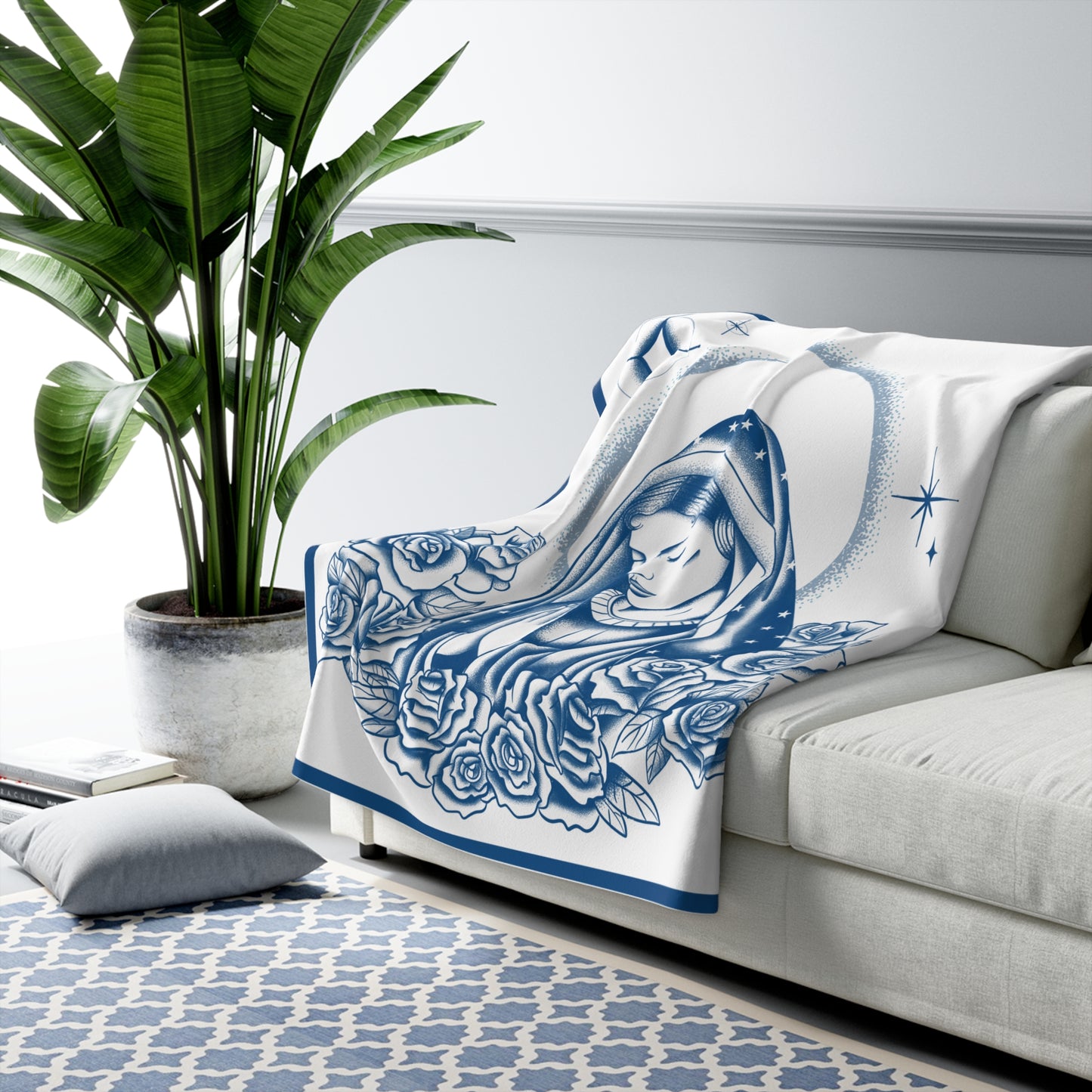 Exclusive Virgin Mary Fleece Blanket (Fundraiser)